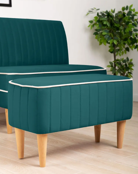 Изображение товара Банкетка Monofix Амма (велюр/изумрудный №20)