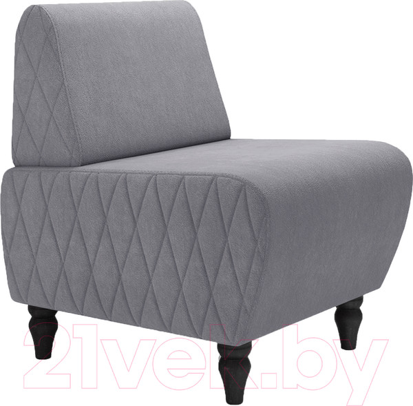 Изображение товара Кресло мягкое Monofix Буно (велюр/светло-серый №7)