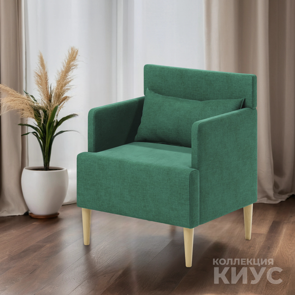 Изображение товара Кресло мягкое Monofix Киус (зеленый №13)
