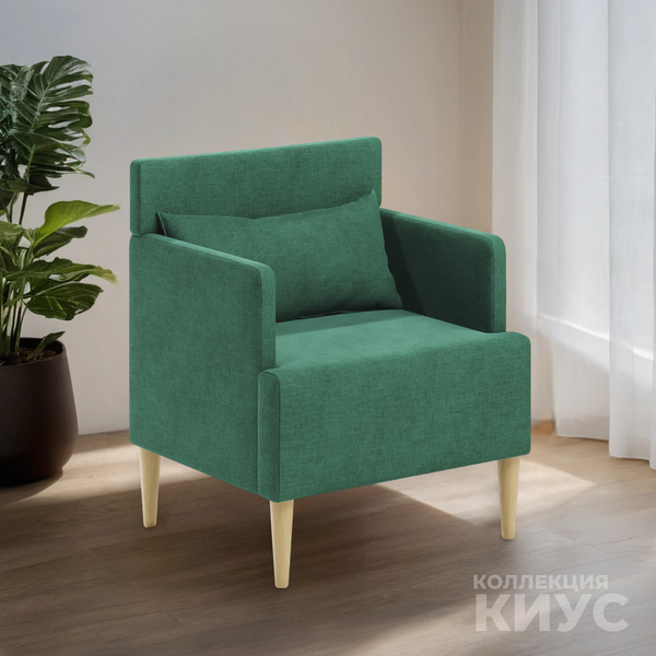Изображение товара Кресло мягкое Monofix Киус (зеленый №13)