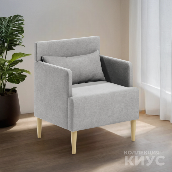 Изображение товара Кресло мягкое Monofix Киус (серый №17)