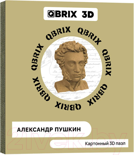 Изображение товара Конструктор QBRIX Александр Пушкин 3D / 20014