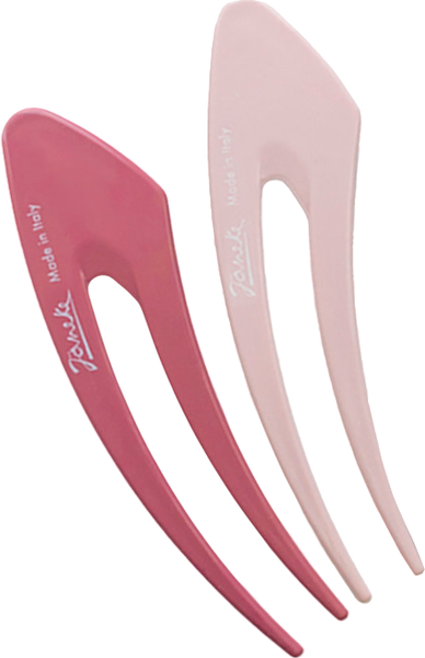 Изображение товара Набор заколок для волос Janeke Hair Clip JG48020 RSA (2шт, коричневый/бордовый)