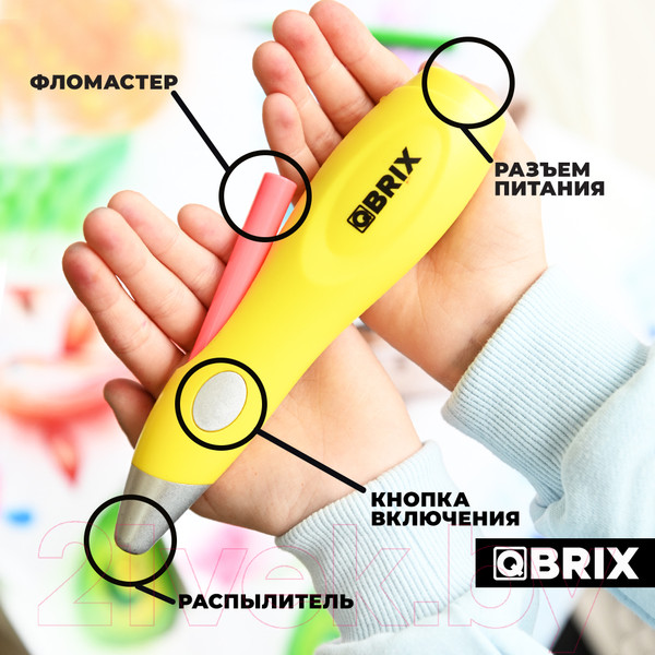 Изображение товара Фломастеры QBRIX с фломографом 20500