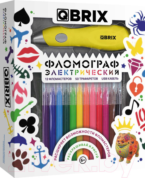 Изображение товара Фломастеры QBRIX с фломографом 20500