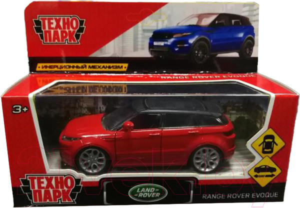Автомобиль игрушечный Технопарк Land Rover Range Rover Evoque / EVOQUE-RD (72) — фото 3