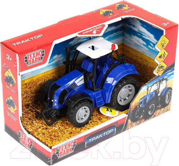 Изображение товара Трактор игрушечный Технопарк 1901A101-R-BLUE