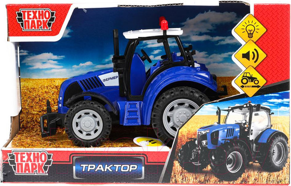 Изображение товара Трактор игрушечный Технопарк 1901A101-R-BLUE