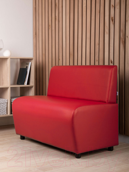 Изображение товара Диван Monofix Бафф (экокожа/красный)