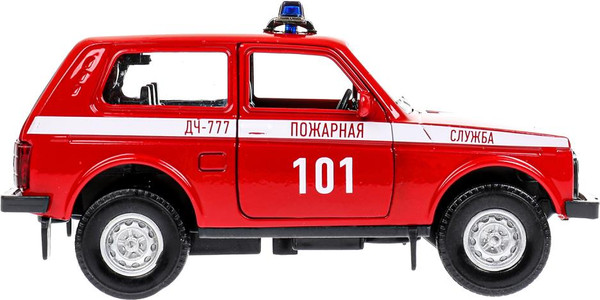 Изображение товара Гараж игрушечный Технопарк Пожарная Часть / GARAGE-22SL1XCAR-FIR