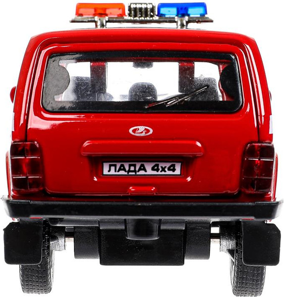 Изображение товара Гараж игрушечный Технопарк Пожарная Часть / GARAGE-22SL1XCAR-FIR