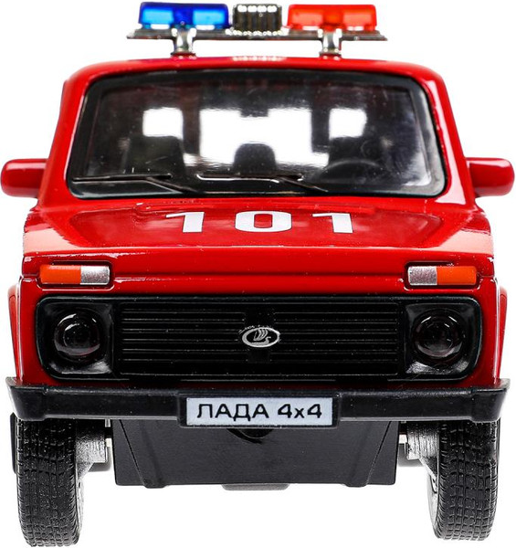 Изображение товара Гараж игрушечный Технопарк Пожарная Часть / GARAGE-22SL1XCAR-FIR