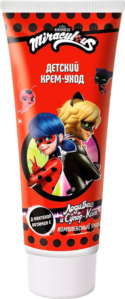 Изображение товара Крем детский Miraculous Леди Баг и Супер Кот (75мл)