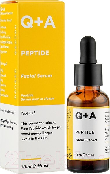 Изображение товара Сыворотка для лица Q+A Peptide (30мл)