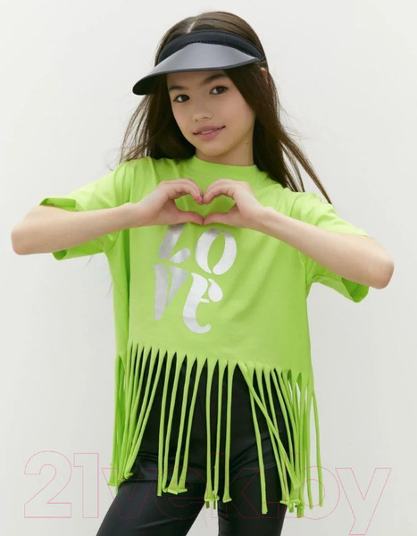 Изображение товара Футболка детская Amarobaby Rope / AB-OD24-R33/14-134 (салатовый, р.134)