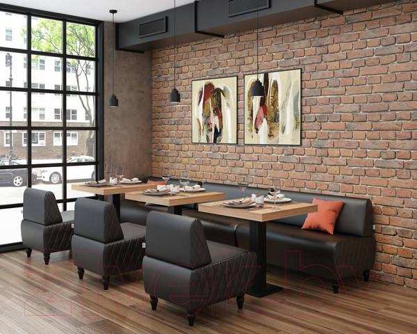 Изображение товара Кресло мягкое Monofix Буно (черный)