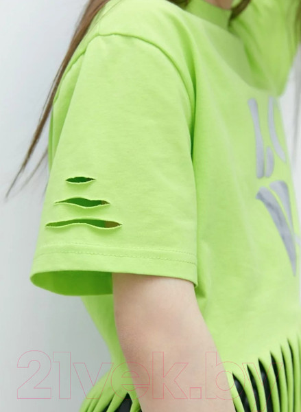 Изображение товара Футболка детская Amarobaby Rope / AB-OD24-R33/14-140 (салатовый, р.140)