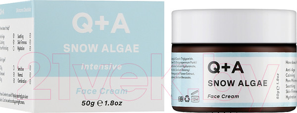 Изображение товара Крем для лица Q+A Snow Algae (50мл)