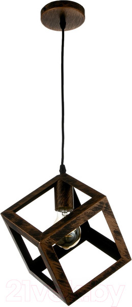 Изображение товара Потолочный светильник BayerLux Куб / 5494630 (черный/золотой)