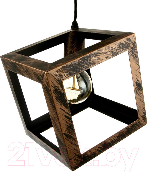 Изображение товара Потолочный светильник BayerLux Куб / 5494630 (черный/золотой)