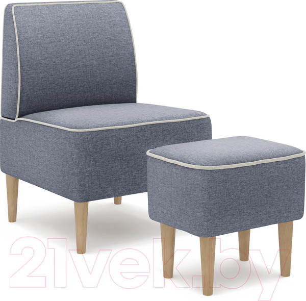 Изображение товара Кресло мягкое Monofix Одос (серо-синий №41)