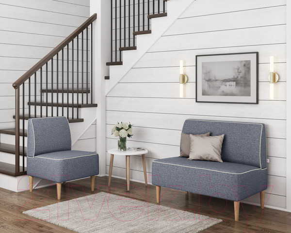 Изображение товара Кресло мягкое Monofix Одос (серо-синий №41)