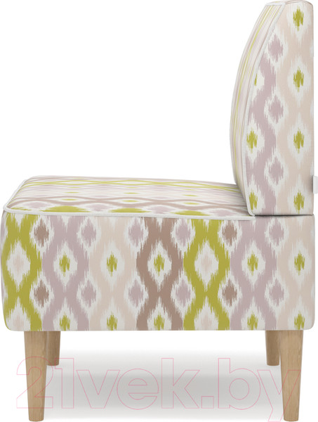 Изображение товара Кресло мягкое Monofix Одос Принт (абстракция оливковый/микровелюр)