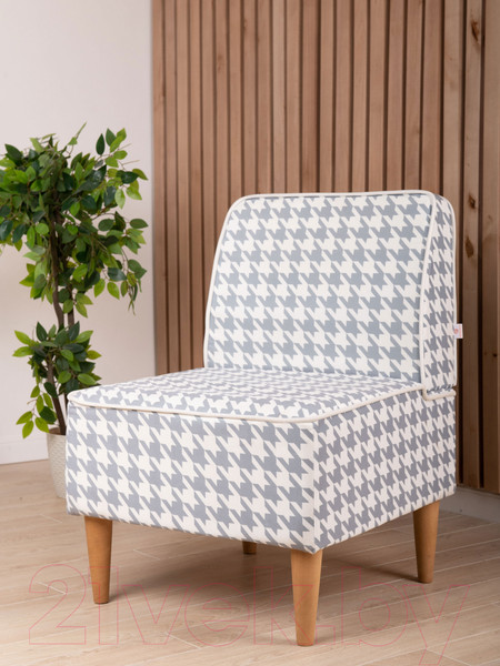 Изображение товара Кресло мягкое Monofix Одос Принт (домино/микровелюр)