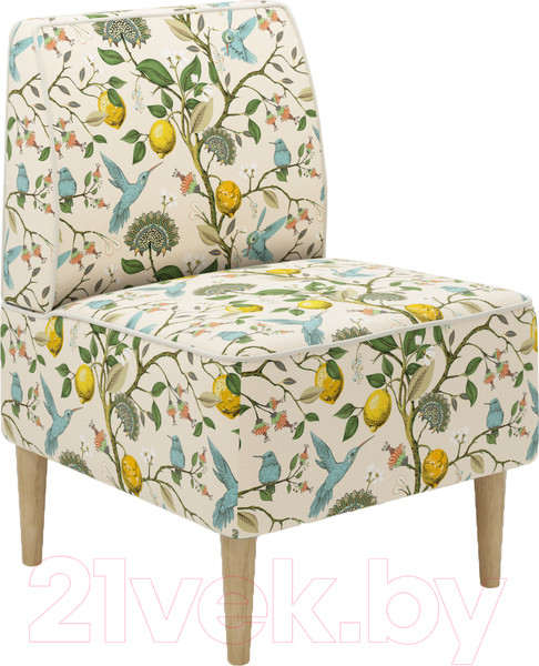 Изображение товара Кресло мягкое Monofix Одос Принт (лимон/микровелюр)