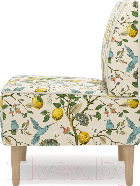 Изображение товара Кресло мягкое Monofix Одос Принт (лимон/микровелюр)