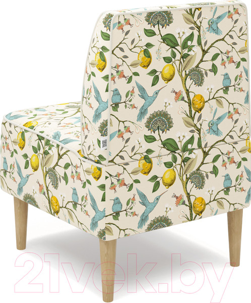 Изображение товара Кресло мягкое Monofix Одос Принт (лимон/микровелюр)