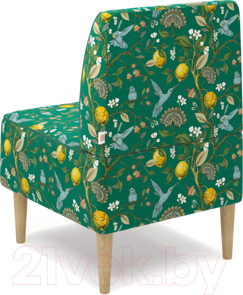 Изображение товара Кресло мягкое Monofix Одос Принт (лимон зеленый/микровелюр)