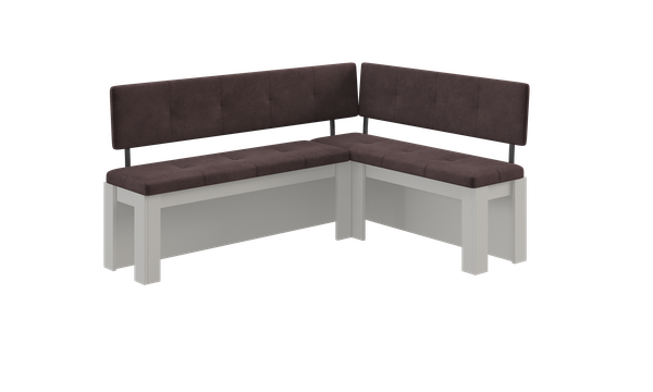 Изображение товара Уголок кухонный мягкий Genesis Мебель 160 (белый/Bora 01)