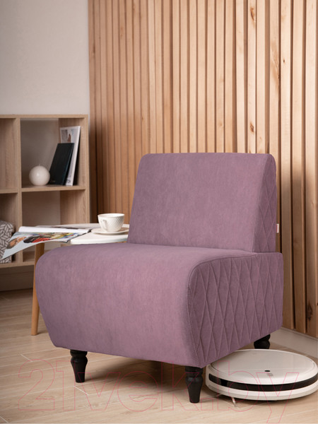 Изображение товара Кресло мягкое Monofix Буно (велюр/сиреневый №28)