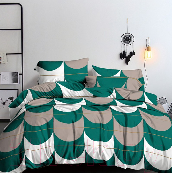 Изображение товара Комплект постельного белья Alleri Эко Сатин 1.5сп / СС-502