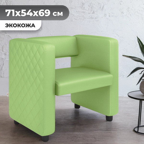 Изображение товара Кресло мягкое Monofix Йокки (экокожа/салатовый)