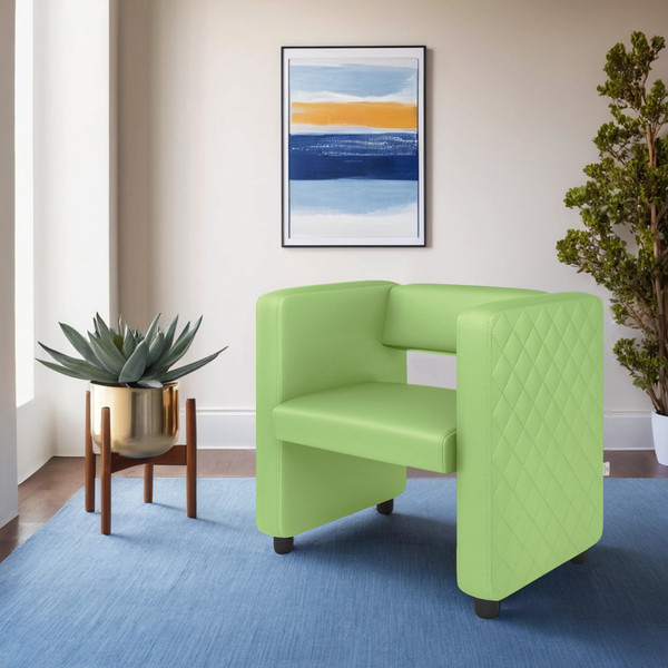 Изображение товара Кресло мягкое Monofix Йокки (экокожа/салатовый)