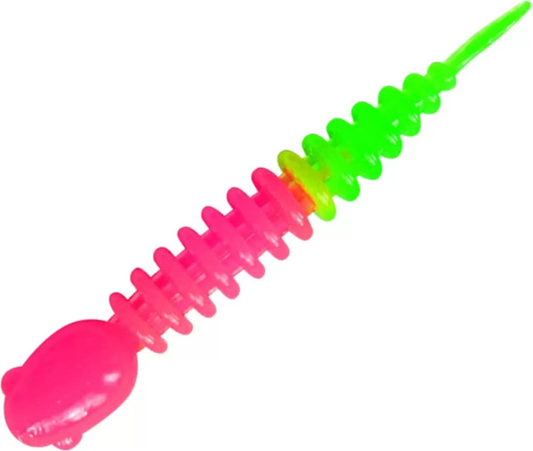 Изображение товара Мягкая приманка Sansan Trout Lure Golovastik 65 Сыр Col 33 / TLСG65C33 (12шт, Pink/Green)