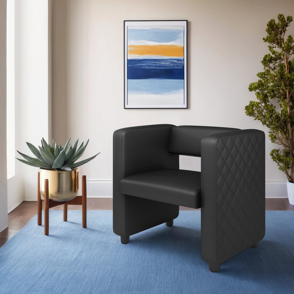 Изображение товара Кресло мягкое Monofix Йокки (экокожа/черный)