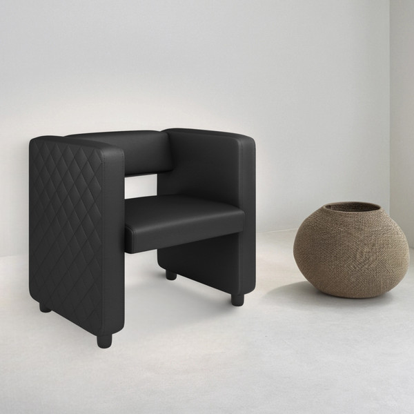 Изображение товара Кресло мягкое Monofix Йокки (экокожа/черный)