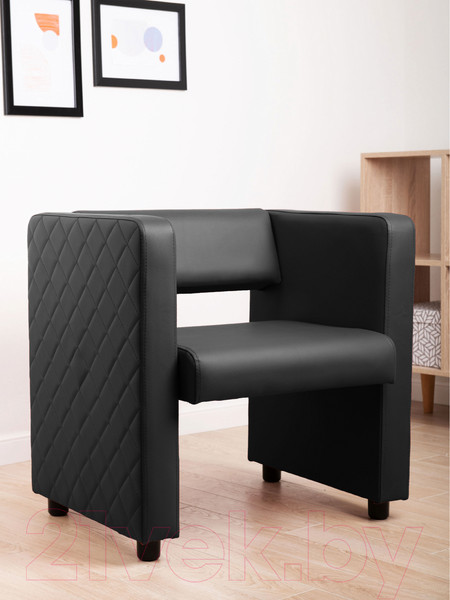 Изображение товара Кресло мягкое Monofix Йокки (экокожа/черный)