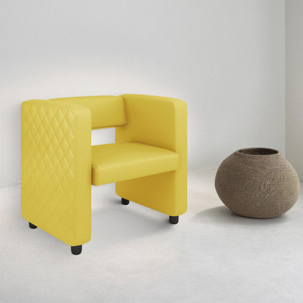 Изображение товара Кресло мягкое Monofix Йокки (экокожа/желтый)