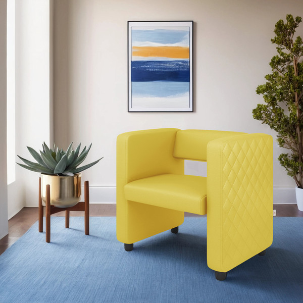 Изображение товара Кресло мягкое Monofix Йокки (экокожа/желтый)