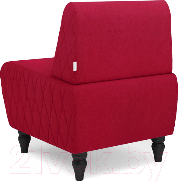 Изображение товара Кресло мягкое Monofix Буно (велюр/красный №36)