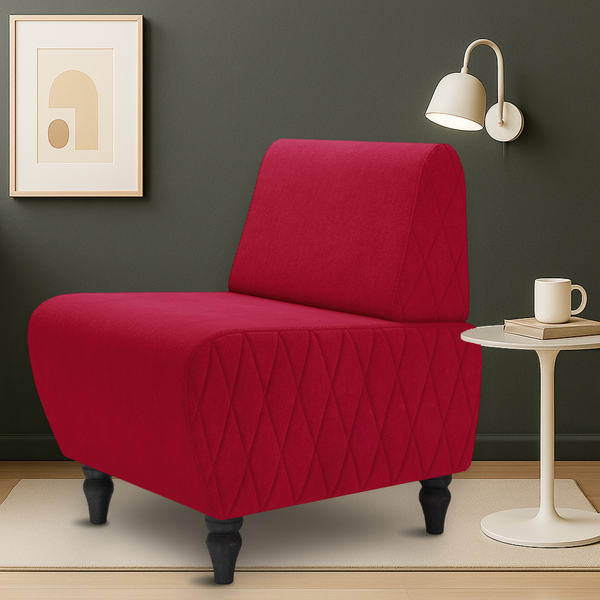 Изображение товара Кресло мягкое Monofix Буно (велюр/красный №36)