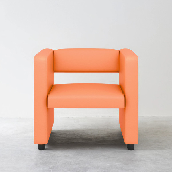Изображение товара Кресло мягкое Monofix Йокки (экокожа/оранжевый)