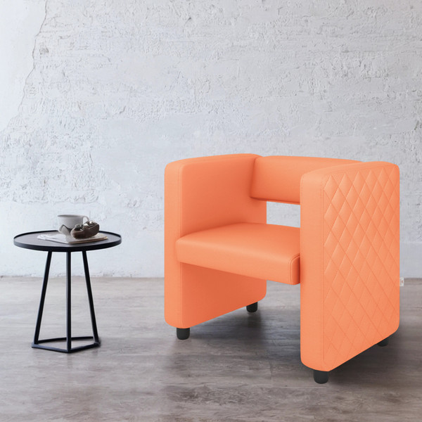 Изображение товара Кресло мягкое Monofix Йокки (экокожа/оранжевый)