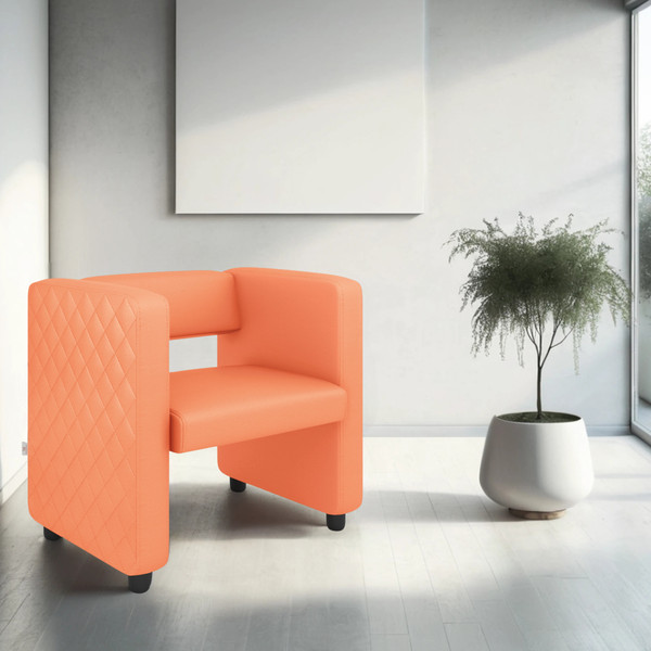 Изображение товара Кресло мягкое Monofix Йокки (экокожа/оранжевый)