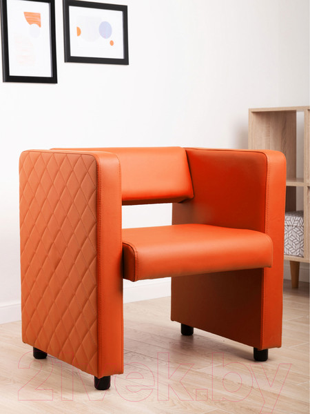 Изображение товара Кресло мягкое Monofix Йокки (экокожа/оранжевый)