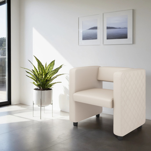 Изображение товара Кресло мягкое Monofix Йокки (экокожа/кремовый)